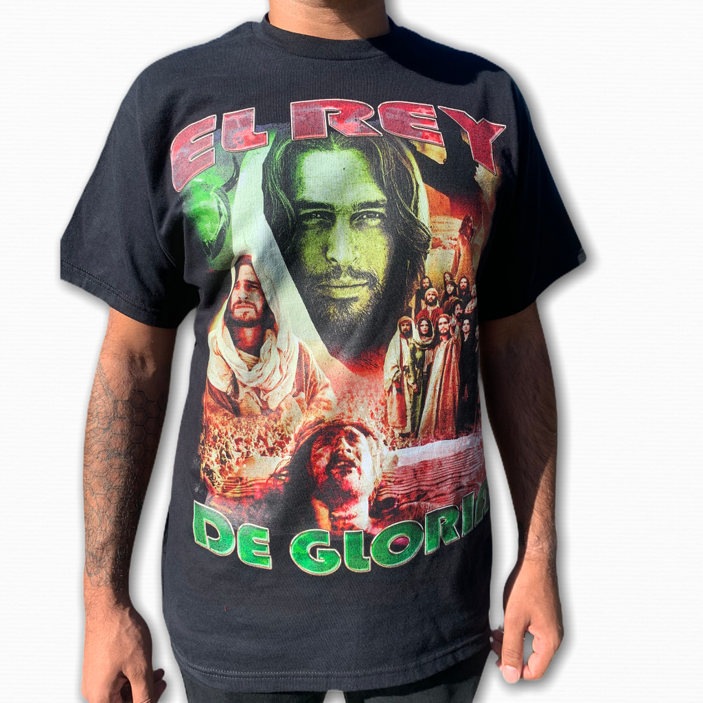 EL REY DE GLORIA RAP T-SHIRT – Saved EL REY DE GLORIA RAP T-SHIRT – Saved
